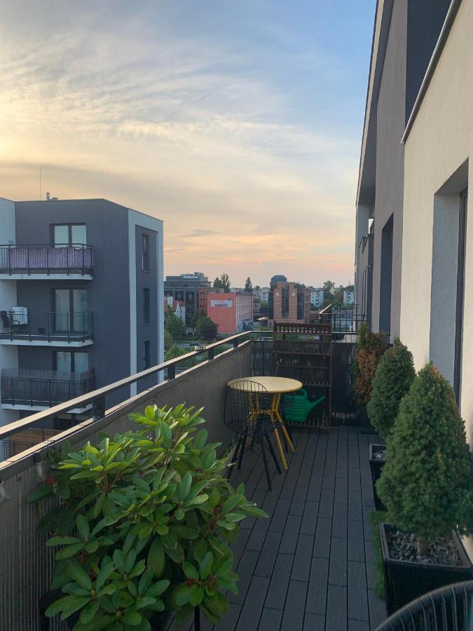 Ekskluzywny Penthouse Z Ogrodem W Centrum Lodzi Exteriér fotografie